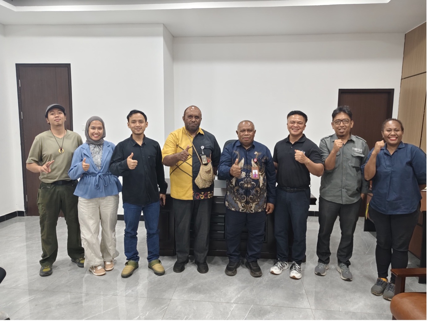 Audiensi Manka dengan Staf Ahli Gubernur Papua Selatan untuk Penguatan Ekonomi Lokal & Agenda Iklim